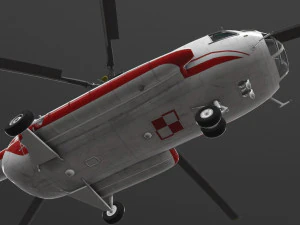 mi-8t poland air force 3D Model