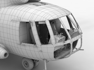 mi-8t poland air force 3D Модель