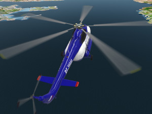 Mi-8amt russian police animated Modelo 3D