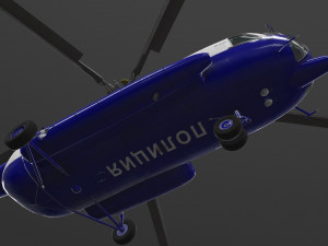 mi-8amt russian police 3D-Modell