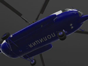 mi-8amt russian police 3D Model