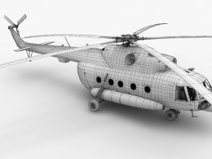 mi-8amt russian police 3D-Modell