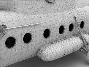 mi-8amt russian police 3D Model