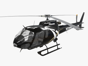 as-350 anaheim police 3D 模型