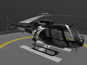 as-350 anaheim police Modelo 3D