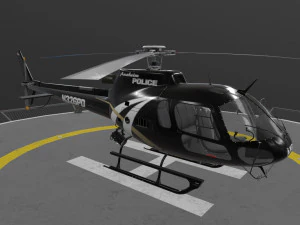 AS-350 Anaheim Police --225-- 3D Model