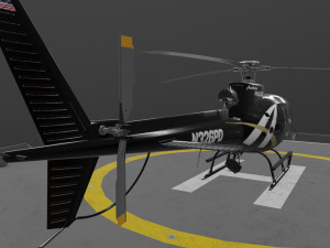 as-350 anaheim police Modelo 3D