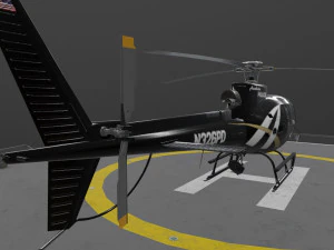 AS-350 Anaheim Police --225-- 3D Model