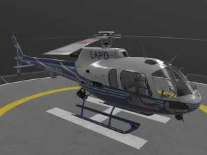AS-350 LAPD --228-- 3D Model