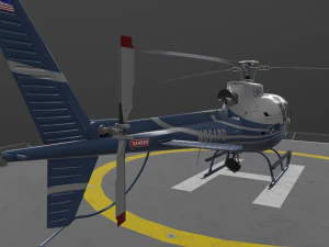 AS-350 LAPD --228-- 3D Model