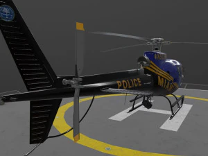 AS-350 Miami Police --224-- 3D Model