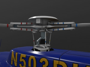 as-350 miami city police 3D Model