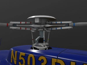 AS-350 Miami Police --224-- 3D Model