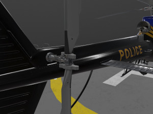 as-350 miami city police 3D Model