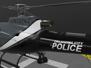 as-350 oklahoma city police 3D Model