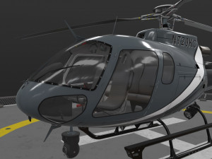 as-350 oklahoma city police Modello 3D