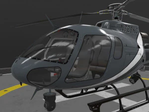 as-350 oklahoma city police 3D Model