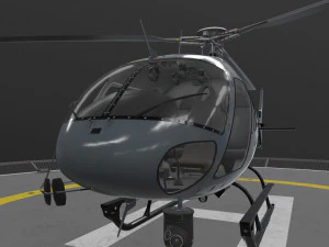 as-350 oklahoma city police 3D Model