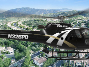 as-350 anaheim police animated 3D Model