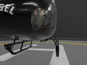 as-350 anaheim police animated 3D Model
