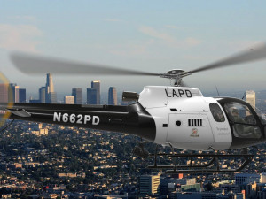 as-350 lapd animated 3D-Modell