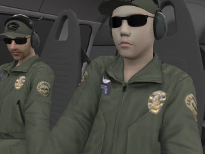 as-350 lapd animated 3D Model
