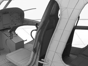 as-350 lapd animated 3D Model
