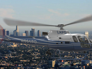 as-350 lapd 2 animated Model 3D