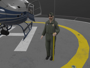 as-350 lapd 2 animated Model 3D