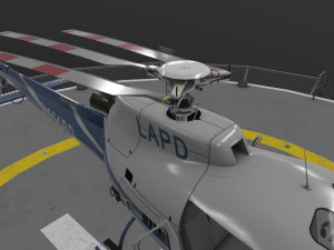 as-350 lapd 2 animated Model 3D