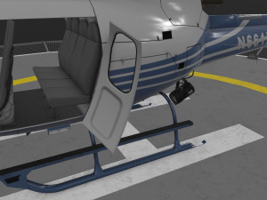 as-350 lapd 2 animated Model 3D