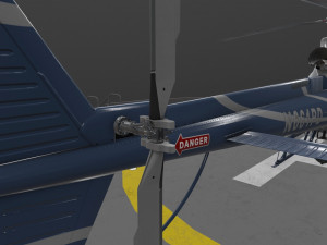 as-350 lapd 2 animated Model 3D