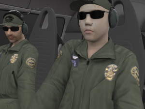 as-350 lapd 2 animated Model 3D