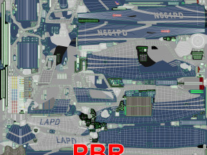 as-350 lapd 2 animated Model 3D
