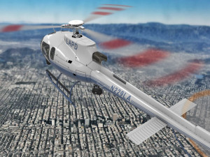 as-350 lapd 3 animated Modelo 3D