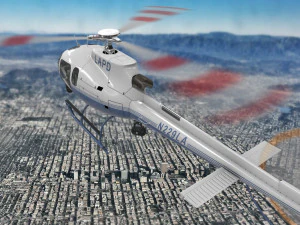 as-350 lapd 3 animated 3D Model