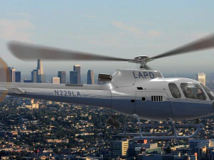 as-350 lapd 3 animated 3D Model