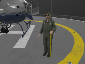 as-350 lapd 3 animated Modelo 3D