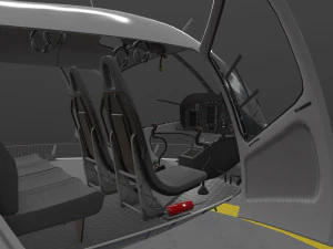 as-350 lapd 3 animated 3D Model