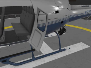 as-350 lapd 3 animated 3D Model