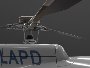 as-350 lapd 3 animated Modelo 3D