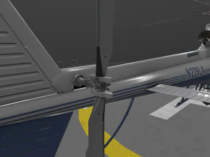 as-350 lapd 3 animated 3D Model