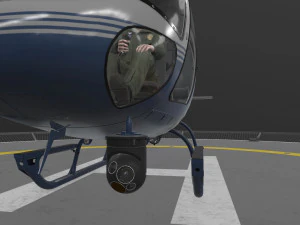 as-350 lapd 3 animated 3D Model