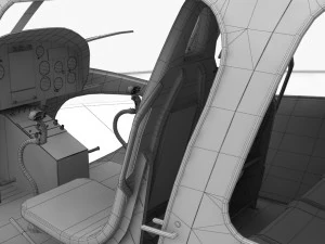 as-350 lapd 3 animated 3D Model