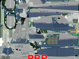 as-350 lapd 3 animated Modelo 3D