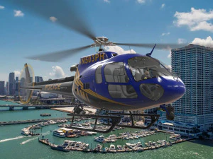 as-350 miami city police animated 3D Model