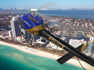 as-350 miami city police animated 3D Model