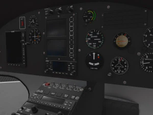 as-350 miami city police animated 3D Model