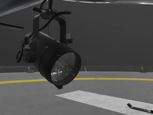 as-350 miami city police animated 3D Model