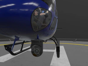 as-350 miami city police animated 3D Model
